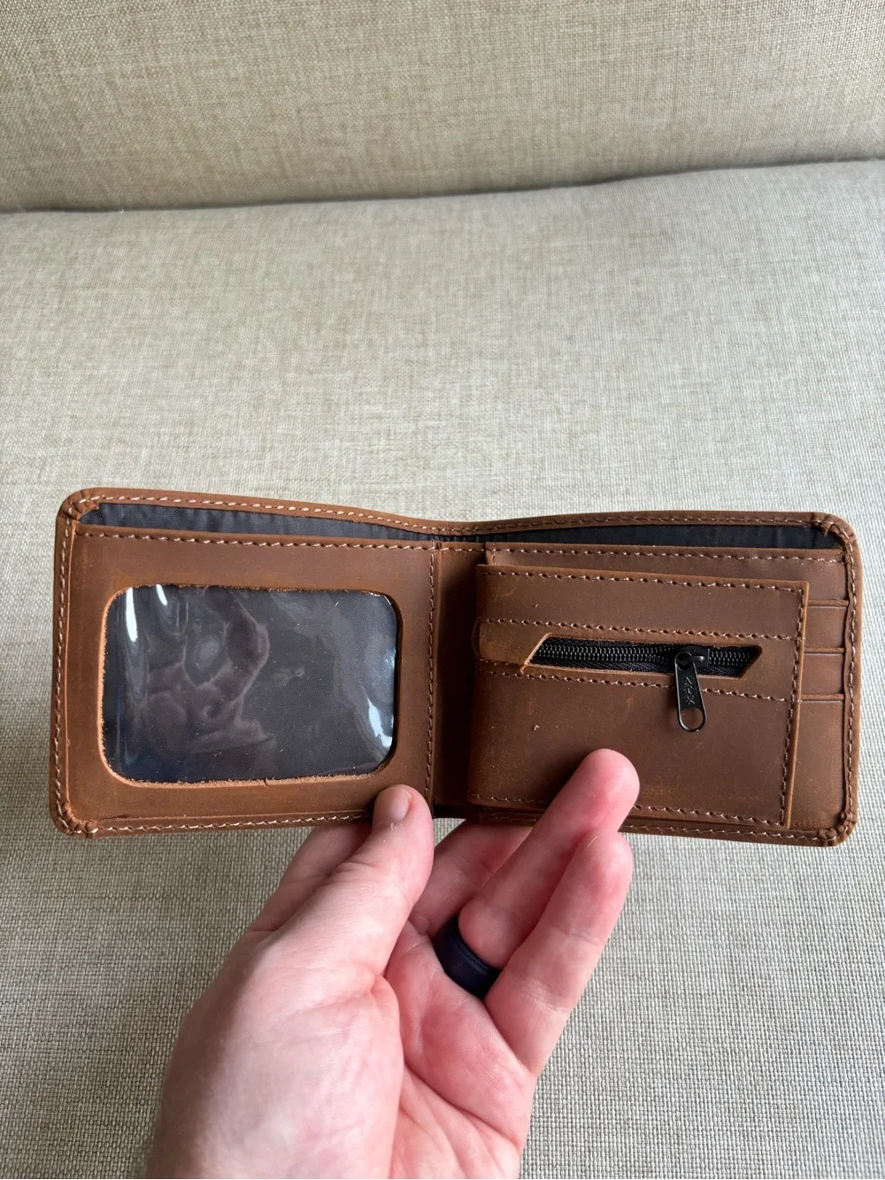 Nike Leather Swoosh Wallet - Vintage & Rare - Soccer - US